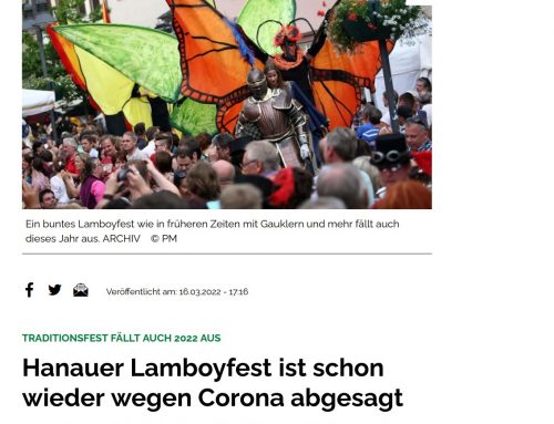 Hanauer Lamboyfest ist schon wieder wegen Corona abgesagt